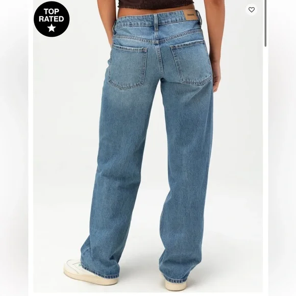 RSQ low rise loose straight jeans - Picture 2 of 6